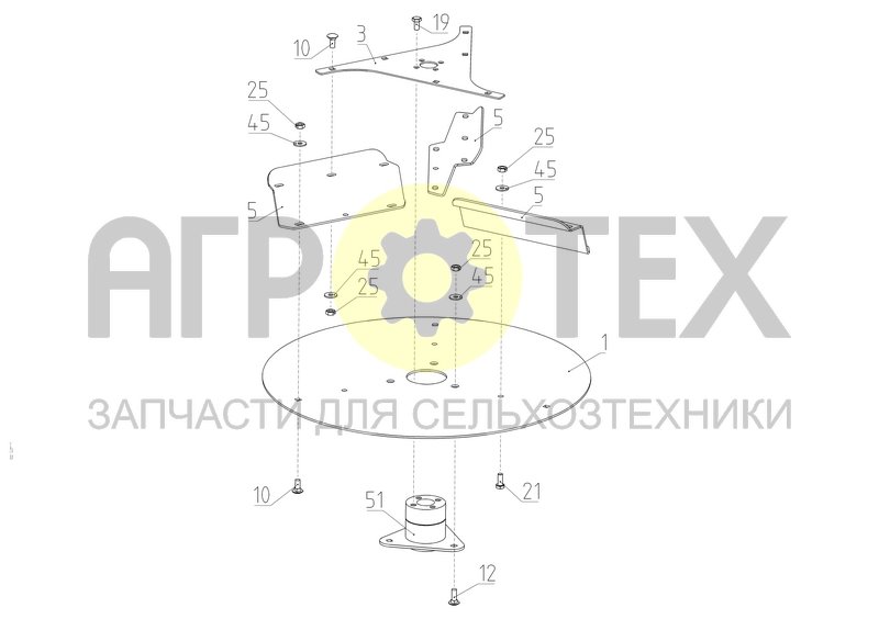 Чертеж Диск (161.14.04.280)